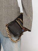 Boyy Buckle Pouchette Epsom Leather Handbag