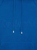 Saint Laurent Logo Cotton Hoodie
