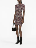 Missoni Waves Pattern Short Dress