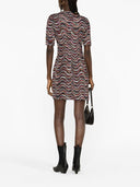 Missoni Waves Pattern Short Dress