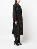 Fendi Ff Jacquard Trench Coat