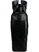 Rick Owens Midi Denim Tube Kleid