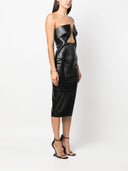 Rick Owens Midi Denim Tube Kleid