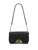Alexander Mc Queen Seal Logo Small Leather Crossbody Bag