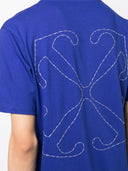 Off White Logo Cotton T -skjorte