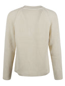 Ami Paris Wool And Cotton Blend Sweater