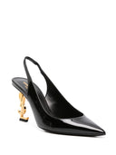 Saint Laurent Opyum Brevet in pelle Slingback Pumps