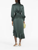 Zimmermann Silk Wrap Midi Dress