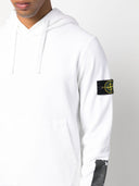 Sweat à capuche en coton de la boussole Stone Island
