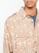 Baziszt Graphic Print Cotton Shirt