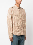 Baziszt Graphic Print Cotton Shirt