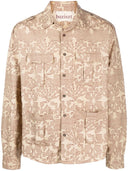 Baziszt Graphic Print Cotton Shirt