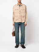 Baziszt Graphic Print Cotton Shirt
