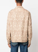 Baziszt Graphic Print Cotton Shirt
