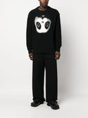 Doublet Panda Wool Blend Crewneck Sweater
