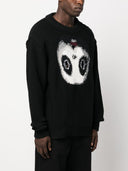 Doublet Panda Wool Blend Crewneck Sweater