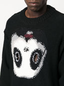 Doublet Panda Wool Blend Crewneck Sweater