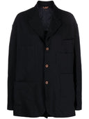 Comme des Garcons Wollen jas met enkele borsten