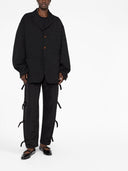 Comme des Garcons Wollen jas met enkele borsten