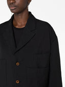 Comme des Garcons Wollen jas met enkele borsten
