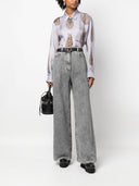 Etro Wide Leg Cotton Jeans
