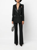 Hebe Studio Bianca Double Breasted Cady Blazer