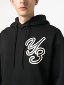 Y 3 Logo Organic Cotton Hoodie