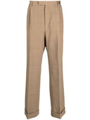 Gucci Cruise Checked Wool Trousers