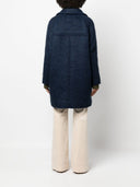 Fay Double Breasted Wool Blend Coat