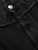 Jeans in denim con la vita alta agguato