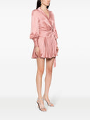 Zimmermann Silk Wrap Mini Dress