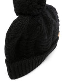 Woolrich Wool Cable Pom Pom Beanie