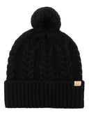 Woolrich Wool Cable Pom Pom Beanie