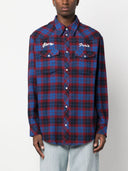 Kenzo Wool Blend Checked Shirt
