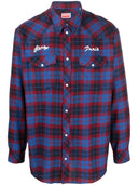 Kenzo Wool Blend Checked Shirt