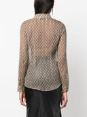 Marine Serre Moon Diamant Silk Shirt