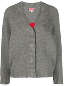 Kenzo Kenzo Target Wool Cardigan