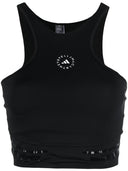 Adidas By Stella Mc Cartney Logo Sports Cropped Top