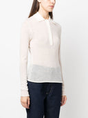 Filippa K Wool Long Sleeve Polo Shirt