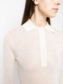 Filippa K Wool Long Sleeve Polo Shirt