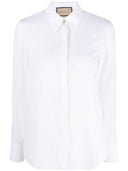 Gucci Embroidered Cotton Shirt
