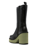 Paloma Barcelò Leather Heel Ankle Boots