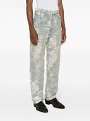 Purple Brand Relaxed Fit Jacquard Jeans