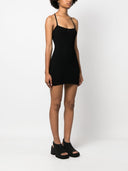 Courreges Pre Logo Ribbed Mini Dres