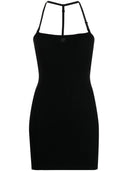 Courreges Pre Logo Ribbed Mini Dres