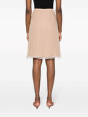 Gucci Silk Chiffon Midi Skirt