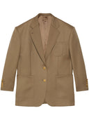Gucci Wool Single Breasted Jacket