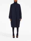 Ferragamo Oversized Wool Single Breasted Coat