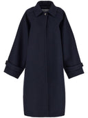Ferragamo Oversized Wool Single Breasted Coat