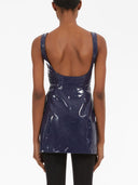 Ferragamo Patent Leather Mini Dress